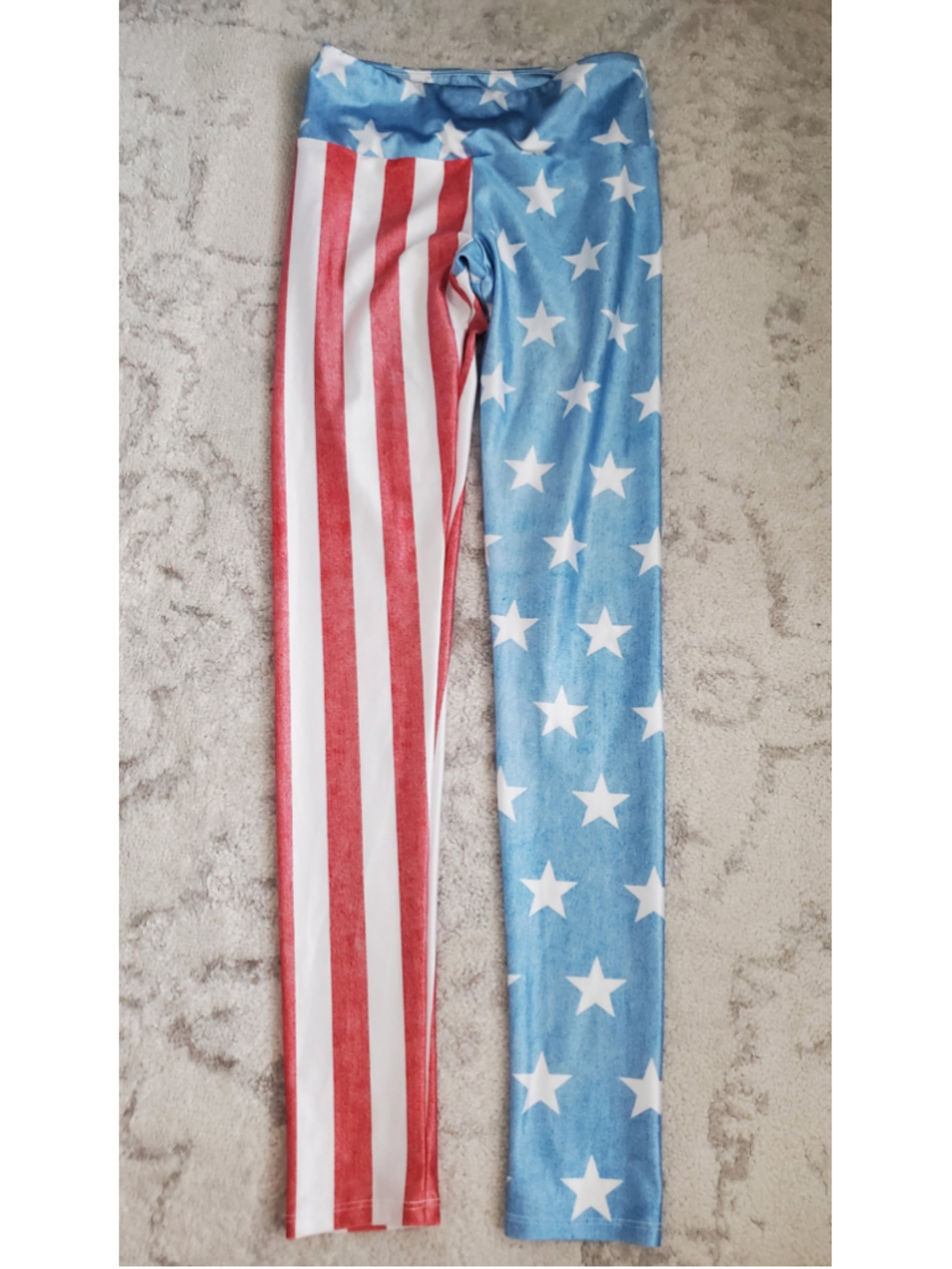 Women's Gold Sheep Flag Leggings Size S